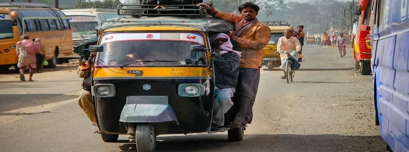 インドでの交通手段